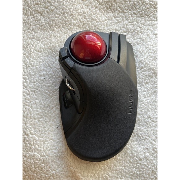ELECOM Trackball Mouse 8 Button Bluetooth M-HT1DRXBK Tilt function, No Dongle - Picture 1 of 7